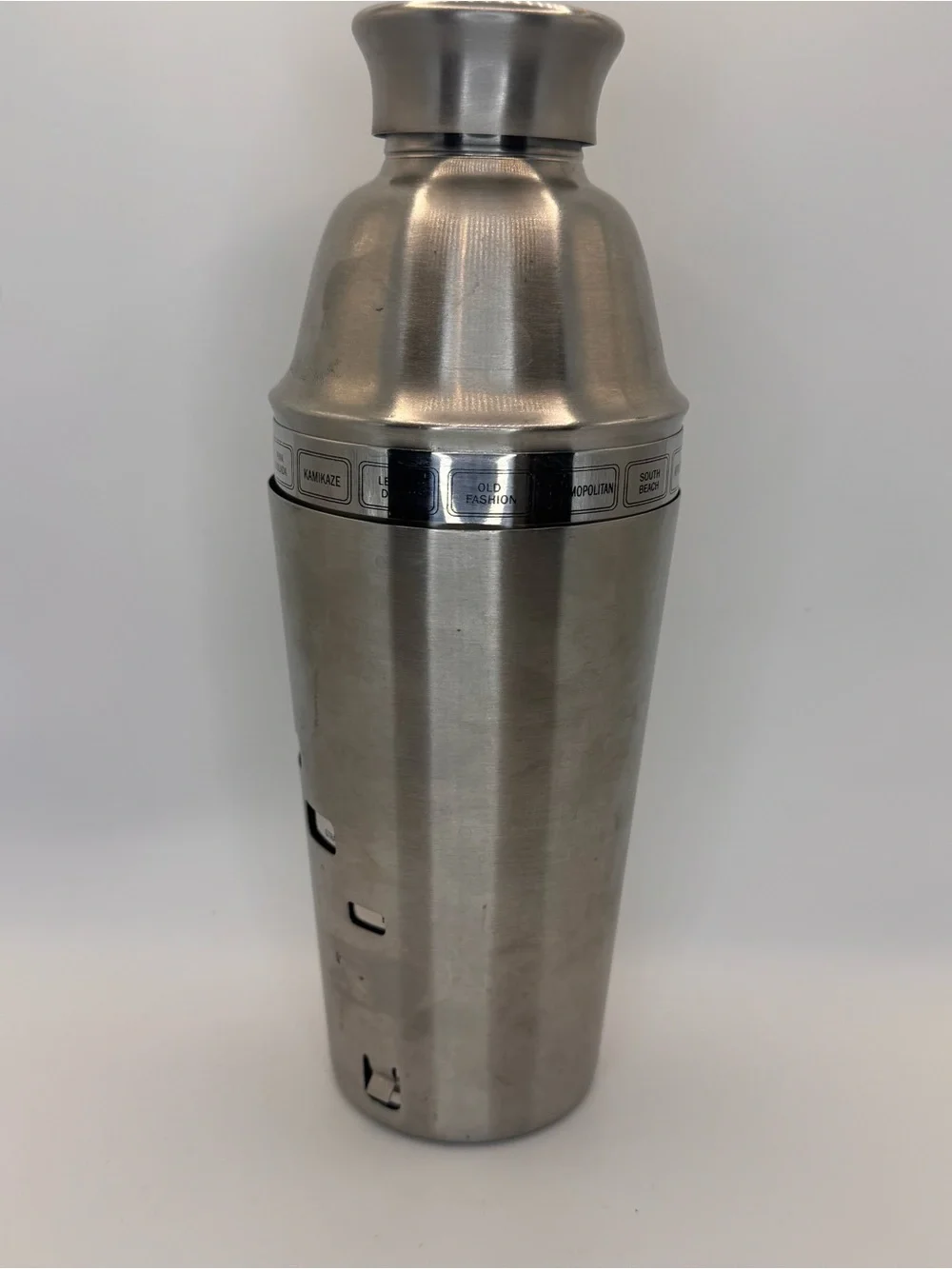 Stainless Steel Cocktail Shaker - Silver